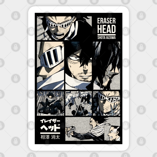 AIZAWA SENSEI | VARIANT Sticker by Black Kitsune Argentina